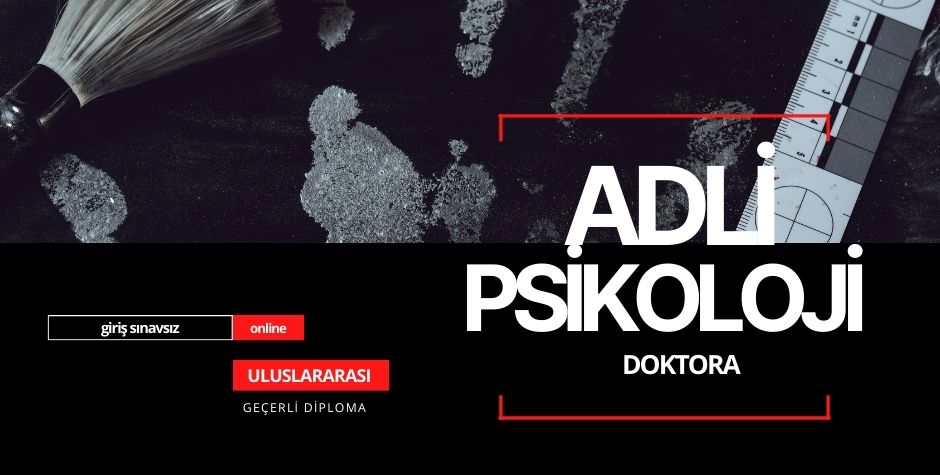 Doktora Adli Psikoloji