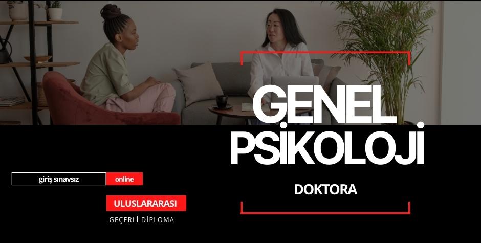 Doktora Genel psikoloji